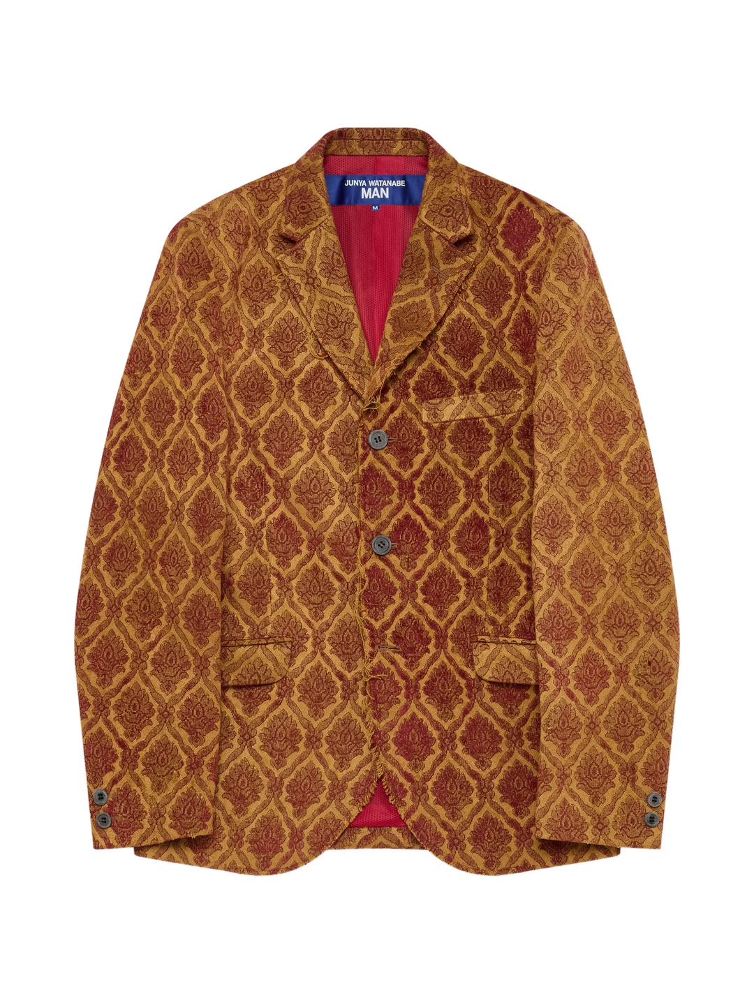 Damask Pattern Blazer Jacket