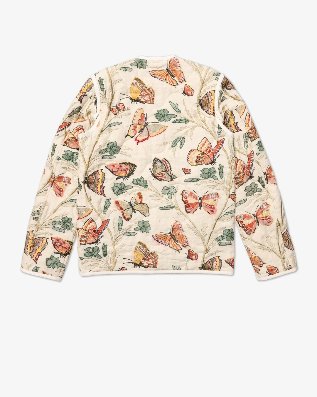 Butterfly Pattern Cotton Linen Jacket