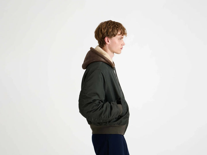 Hooded Bomber Jacket