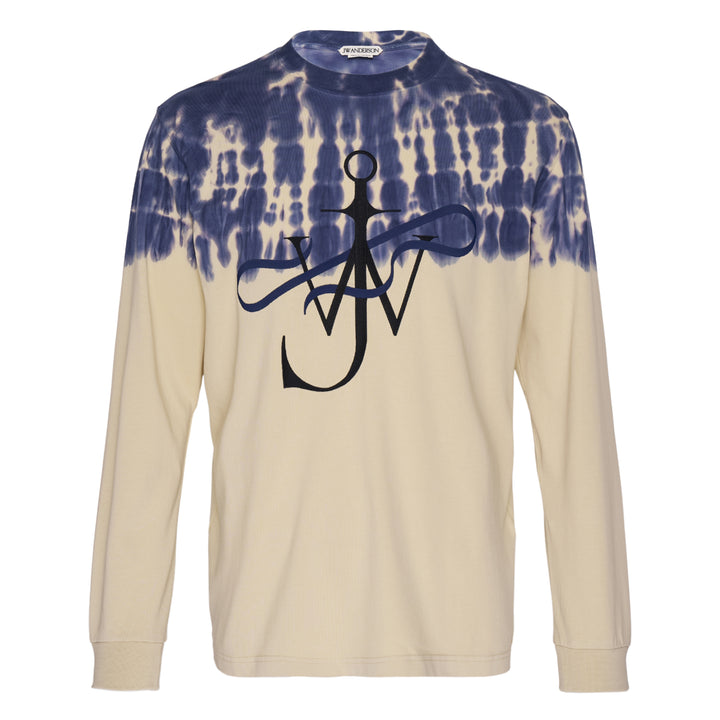 Tie-Dye Ribbon Anchor Longsleeve Top