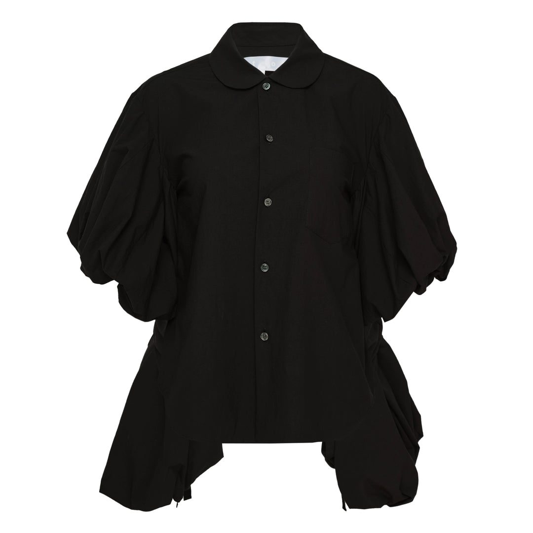 Cotton Typewriter Cloth Blouse