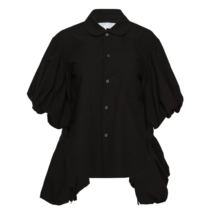 Cotton Typewriter Cloth Blouse