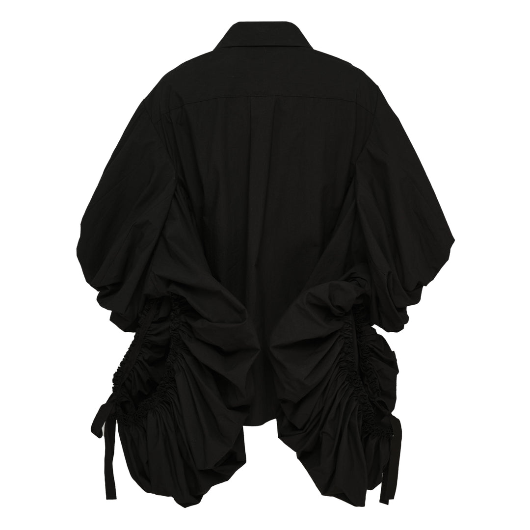 Cotton Typewriter Cloth Blouse