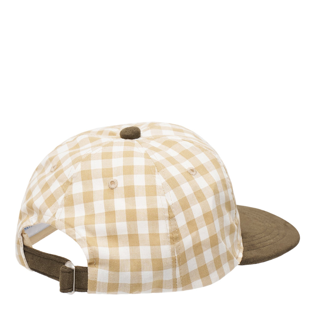Embroidery Check Cap