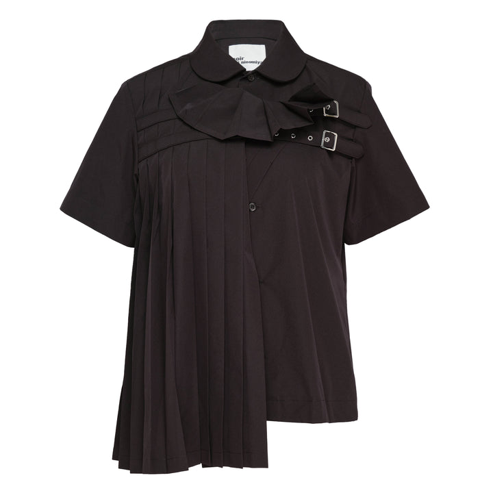 Noir Kei Ninomiya Polyester Typewriter Blouse – Available at Club 21, Official Retailer in Singapore, Malaysia & Thailand with Global Shipping Online