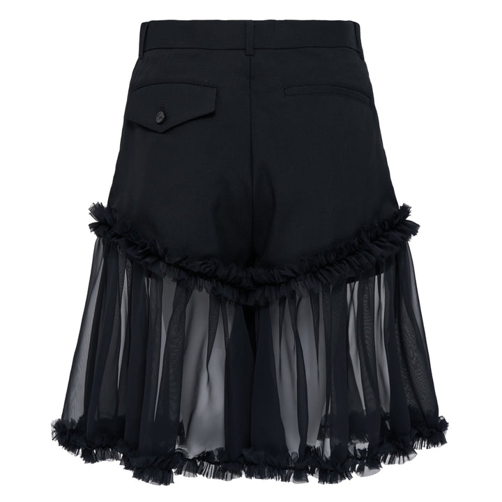 Wool Oxford x Polyester George