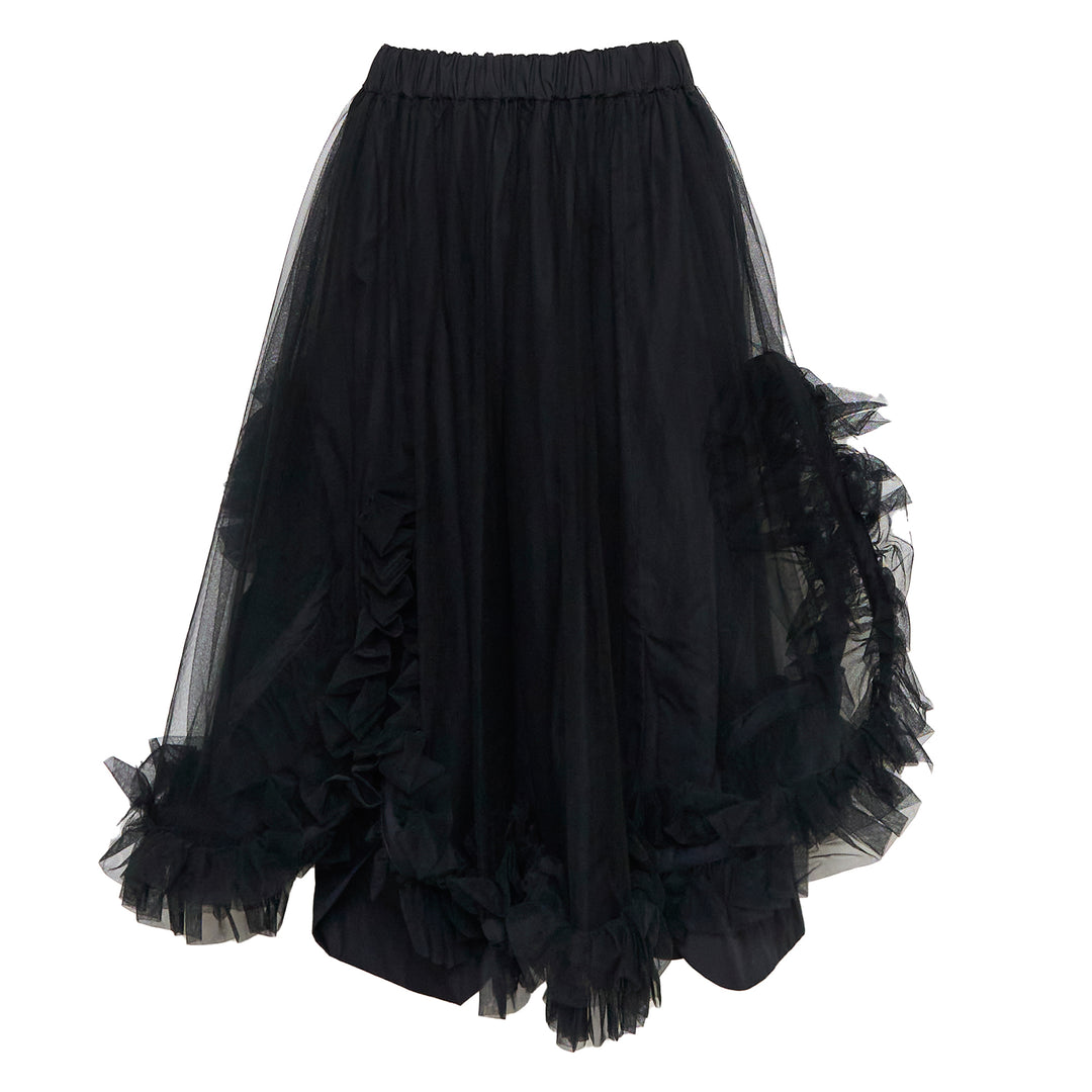 Noir Kei Ninomiya Cotton Typewriter x Nylon Tulle Skirt – Available at Club 21, Official Retailer in Singapore, Malaysia & Thailand with Global Shipping Online