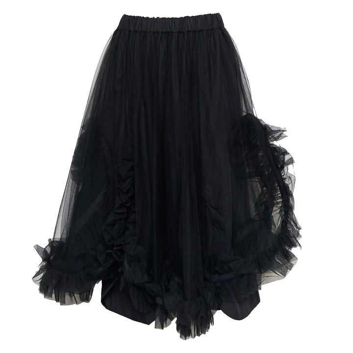 Noir Kei Ninomiya Cotton Typewriter x Nylon Tulle Skirt – Available at Club 21, Official Retailer in Singapore, Malaysia & Thailand with Global Shipping Online