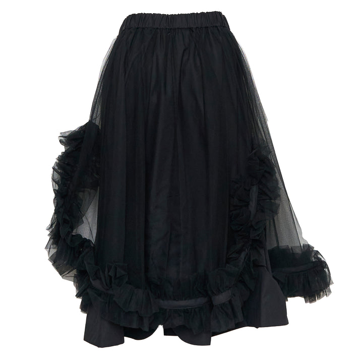 Noir Kei Ninomiya Cotton Typewriter x Nylon Tulle Skirt – Available at Club 21, Official Retailer in Singapore, Malaysia & Thailand with Global Shipping Online
