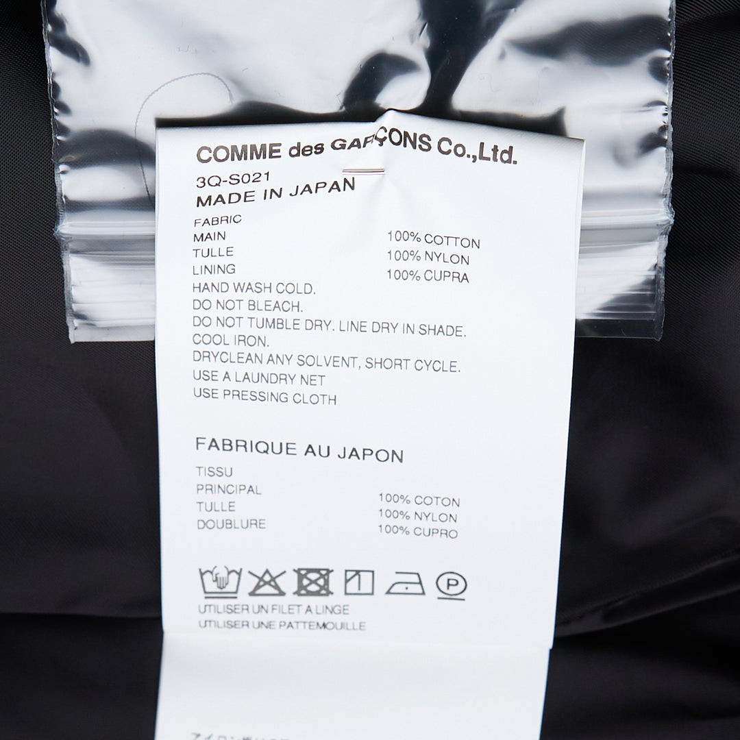 Noir Kei Ninomiya Cotton Typewriter x Nylon Tulle Skirt – Available at Club 21, Official Retailer in Singapore, Malaysia & Thailand with Global Shipping Online