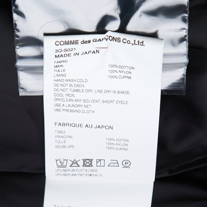 Noir Kei Ninomiya Cotton Typewriter x Nylon Tulle Skirt – Available at Club 21, Official Retailer in Singapore, Malaysia & Thailand with Global Shipping Online