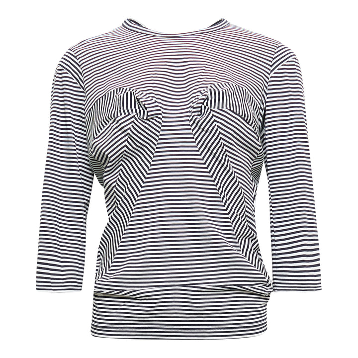 Junya Watanabe Cotton Striped Jersey Top – Available at Club 21, Official Retailer in Singapore, Malaysia & Thailand with Global Shipping Online