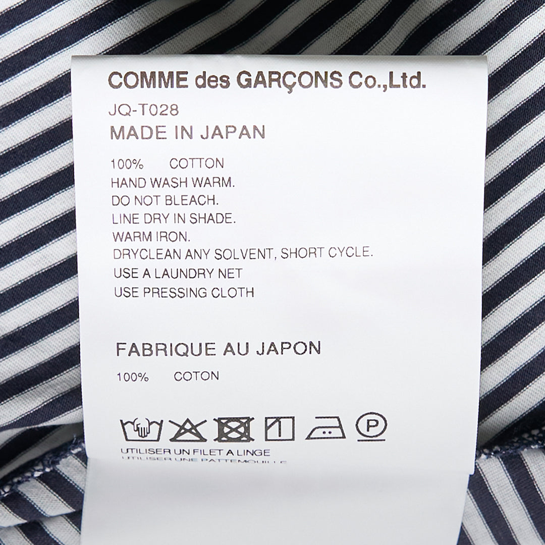 Junya Watanabe Cotton Striped Jersey Top – Available at Club 21, Official Retailer in Singapore, Malaysia & Thailand with Global Shipping Online