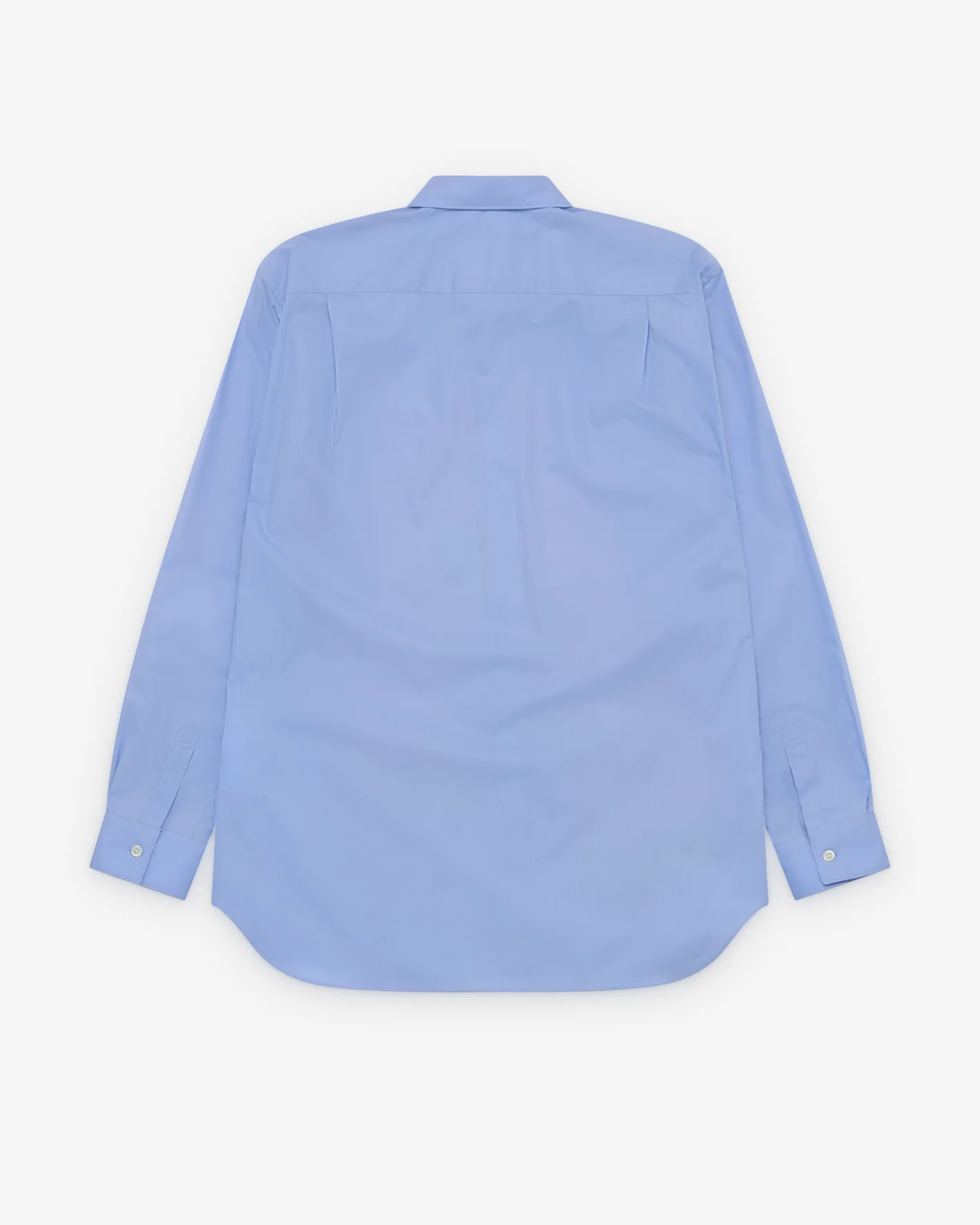Bold Pattern Print Blue Button Shirt