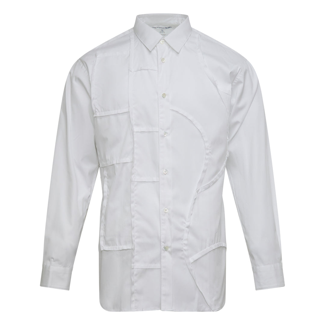 COMME des GARCONS SHIRT Classic White Button-Up Shirt – Available at Club 21, Official Retailer in Singapore, Malaysia & Thailand with Global Shipping Online