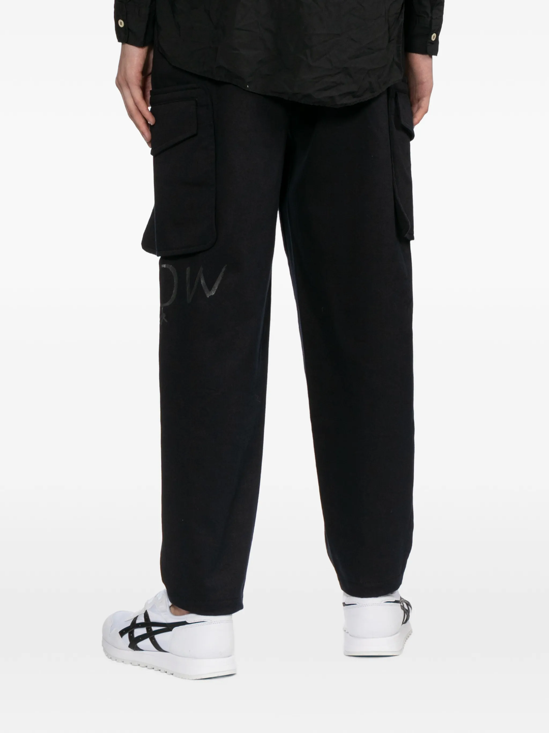 Navy Utility Pocket Detail Pants