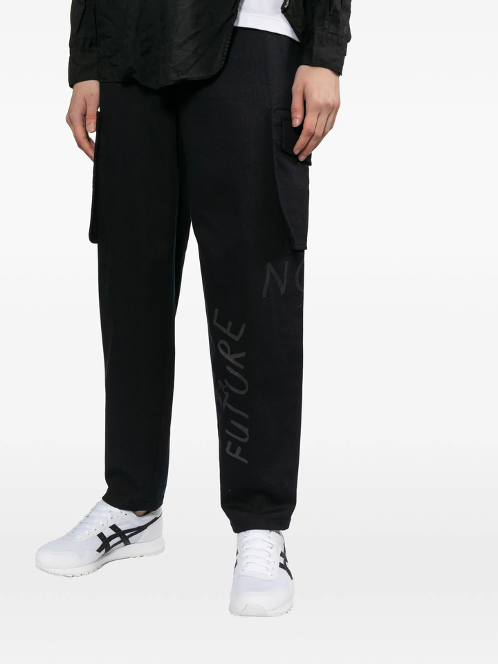 Navy Utility Pocket Detail Pants