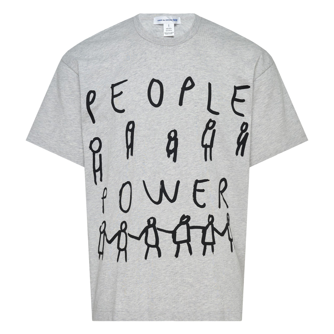 COMME des GARCONS SHIRT Oversized Printed Cotton T-Shirt – Available at Club 21, Official Retailer in Singapore, Malaysia & Thailand with Global Shipping Online