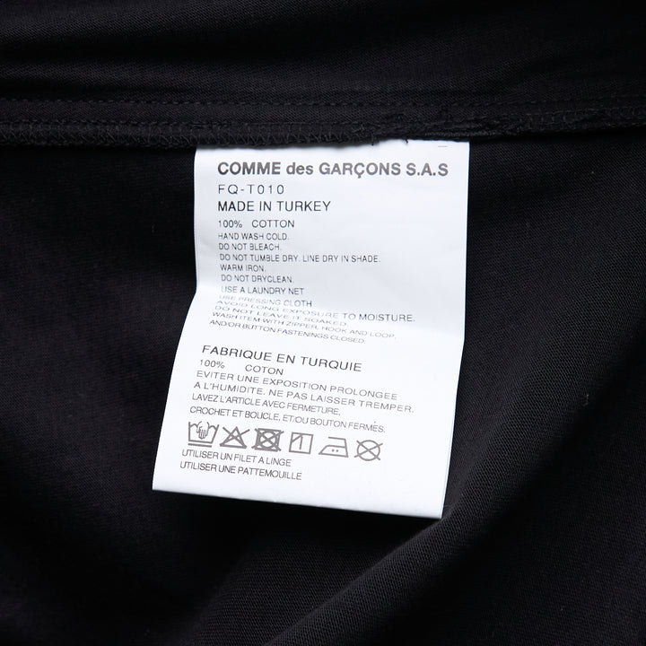COMME des GARCONS SHIRT Oversized Side Detail T-Shirt – Available at Club 21, Official Retailer in Singapore, Malaysia & Thailand with Global Shipping Online