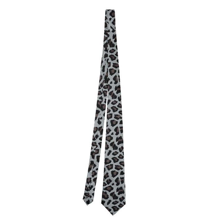 COMME des GARCONS HOMME DEUX Leopard Print Silk Tie – Available at Club 21, Official Retailer in Singapore, Malaysia & Thailand with Global Shipping Online