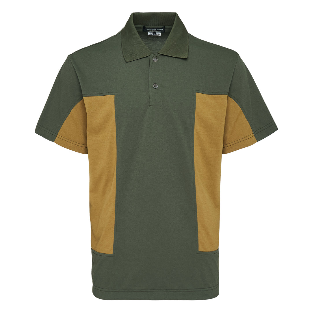 Colour-Block Jersey Polo