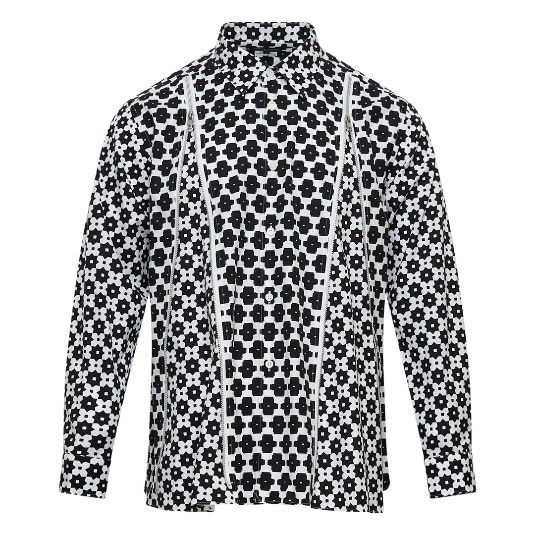 COMME des GARCONS HOMME PLUS Bold Printed Pattern Long Sleeve Button Shirt – Available at Club 21, Official Retailer in Singapore, Malaysia & Thailand with Global Shipping Online