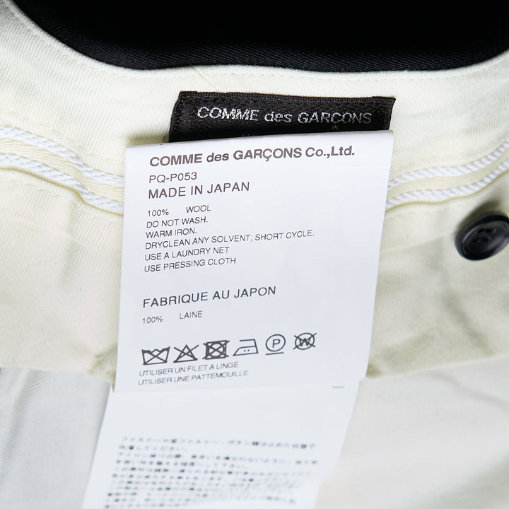 COMME des GARCONS HOMME PLUS Side Contrast Stitch Wool Pant – Available at Club 21, Official Retailer in Singapore, Malaysia & Thailand with Global Shipping Online