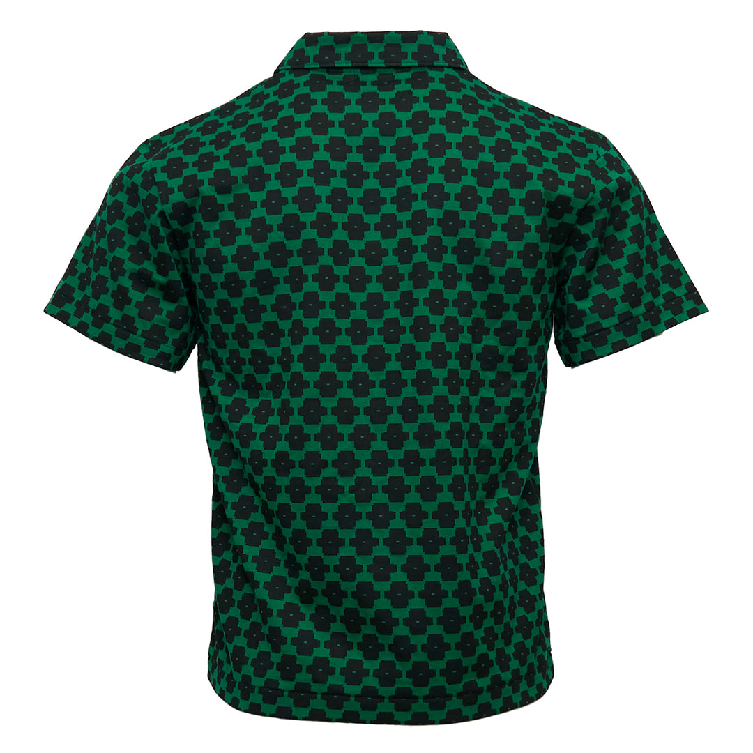 COMME des GARCONS HOMME PLUS Bold Printed Pattern Cotton Jersey Polo – Available at Club 21, Official Retailer in Singapore, Malaysia & Thailand with Global Shipping Online