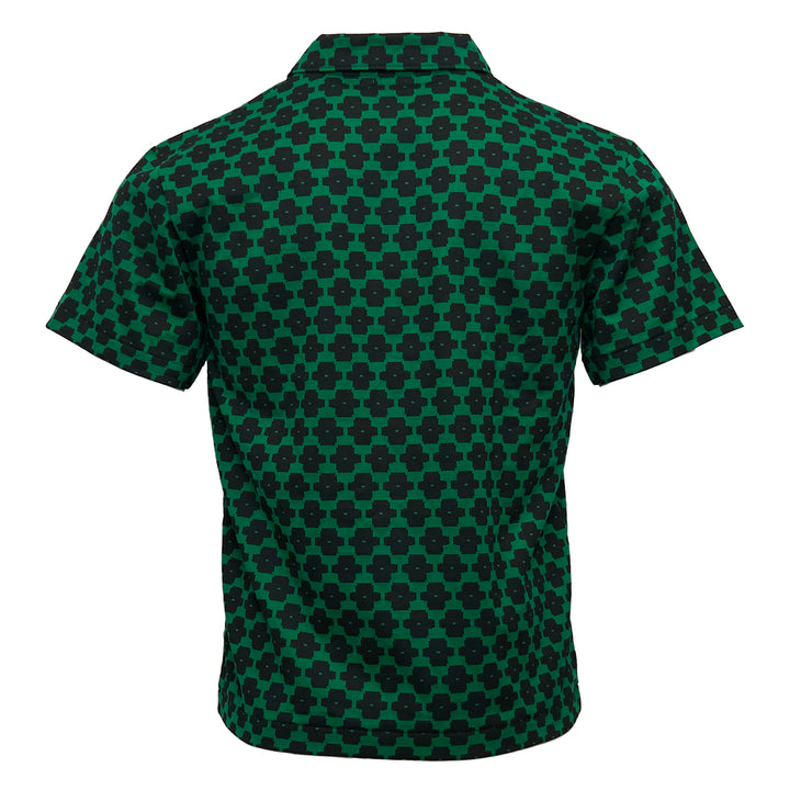 COMME des GARCONS HOMME PLUS Bold Printed Pattern Cotton Jersey Polo – Available at Club 21, Official Retailer in Singapore, Malaysia & Thailand with Global Shipping Online