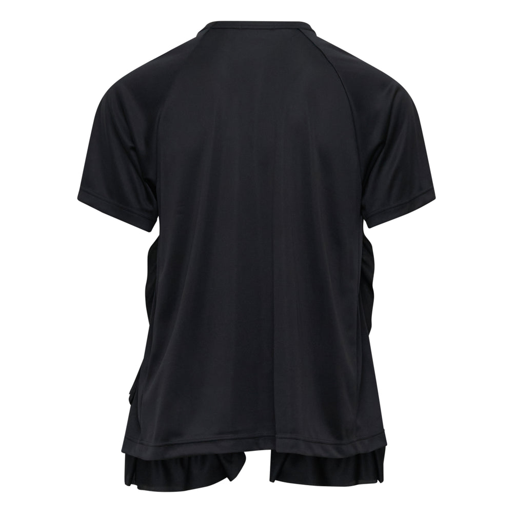 COMME des GARCONS HOMME PLUS Waterfall Ruffled Panel Zip Tee – Available at Club 21, Official Retailer in Singapore, Malaysia & Thailand with Global Shipping Online