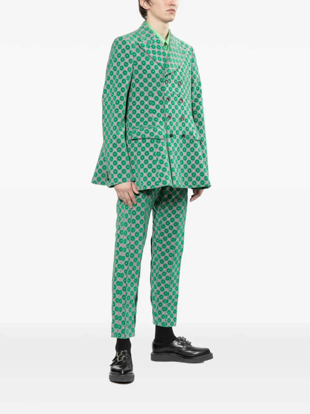 Green Classic Button-Up Shirt