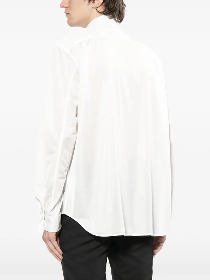 Bold Panel Detailing Zip Shirt