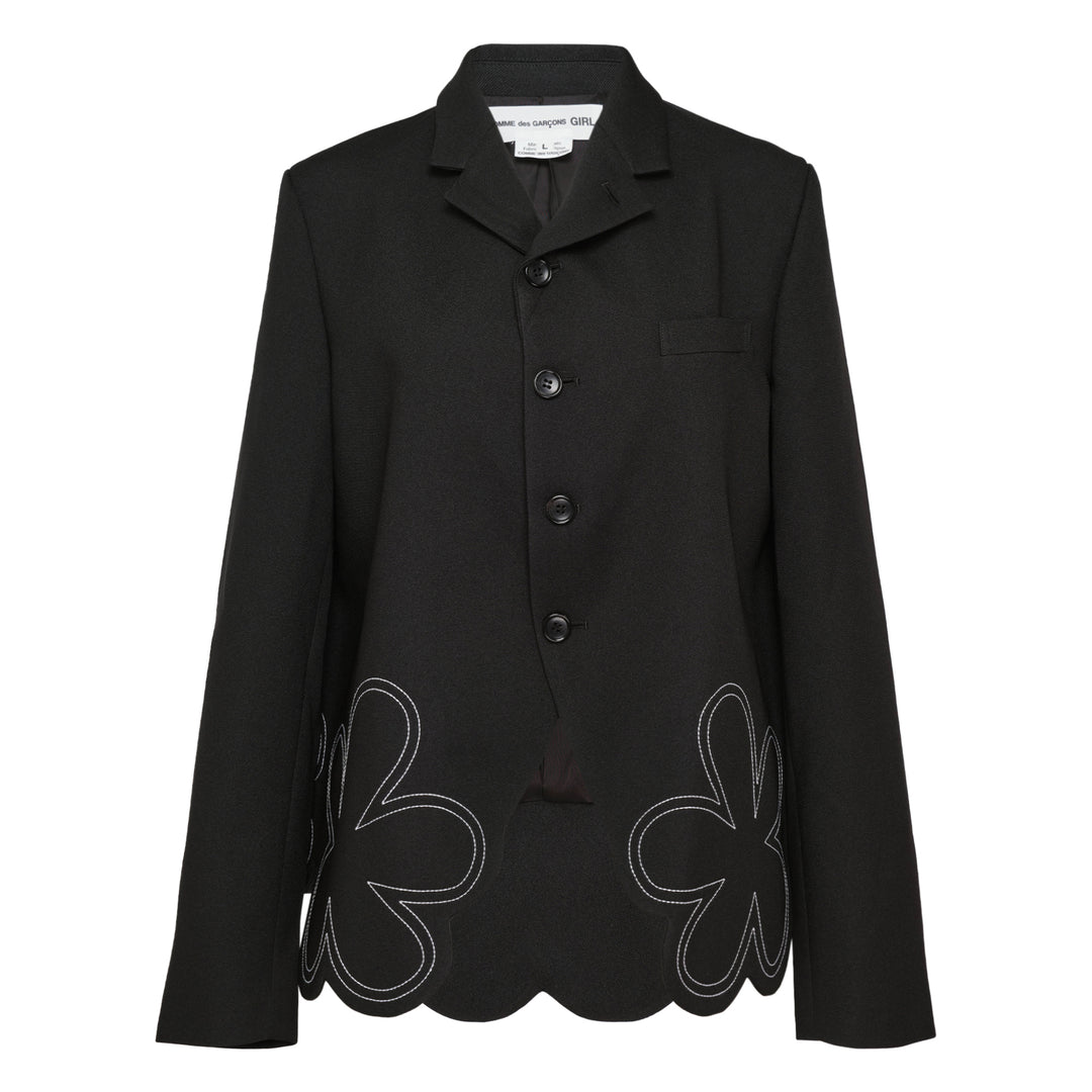 COMME des GARCONS GIRL Polyester Gabardine Stitch Jacket – Available at Club 21, Official Retailer in Singapore, Malaysia & Thailand with Global Shipping Online