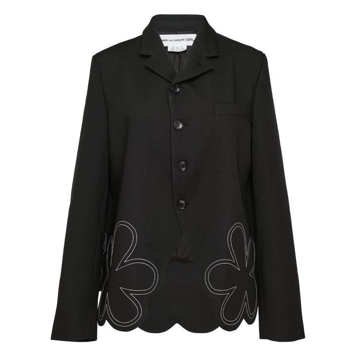 COMME des GARCONS GIRL Polyester Gabardine Stitch Jacket – Available at Club 21, Official Retailer in Singapore, Malaysia & Thailand with Global Shipping Online