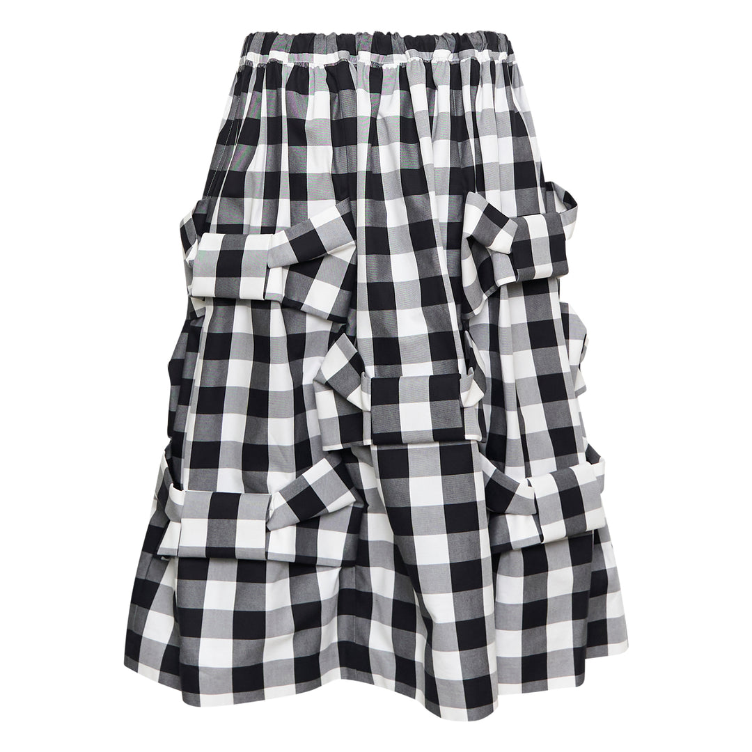 COMME des GARCONS GIRL Cotton Gingham Check Skirt – Available at Club 21, Official Retailer in Singapore, Malaysia & Thailand with Global Shipping Online