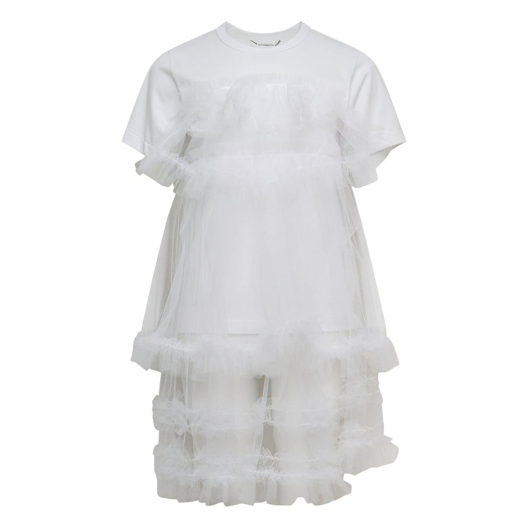 COMME des GARCONS Cotton Jersey Tulle Dress – Available at Club 21, Official Retailer in Singapore, Malaysia & Thailand with Global Shipping Online