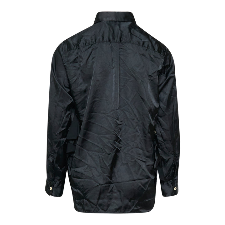 COMME des GARCONS Polyester Satin Ruffle Shirt – Available at Club 21, Official Retailer in Singapore, Malaysia & Thailand with Global Shipping Online