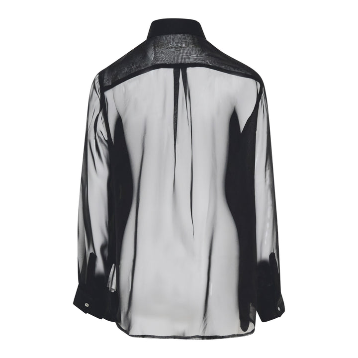 COMME des GARCONS Polyester Georgette Blouse – Available at Club 21, Official Retailer in Singapore, Malaysia & Thailand with Global Shipping Online