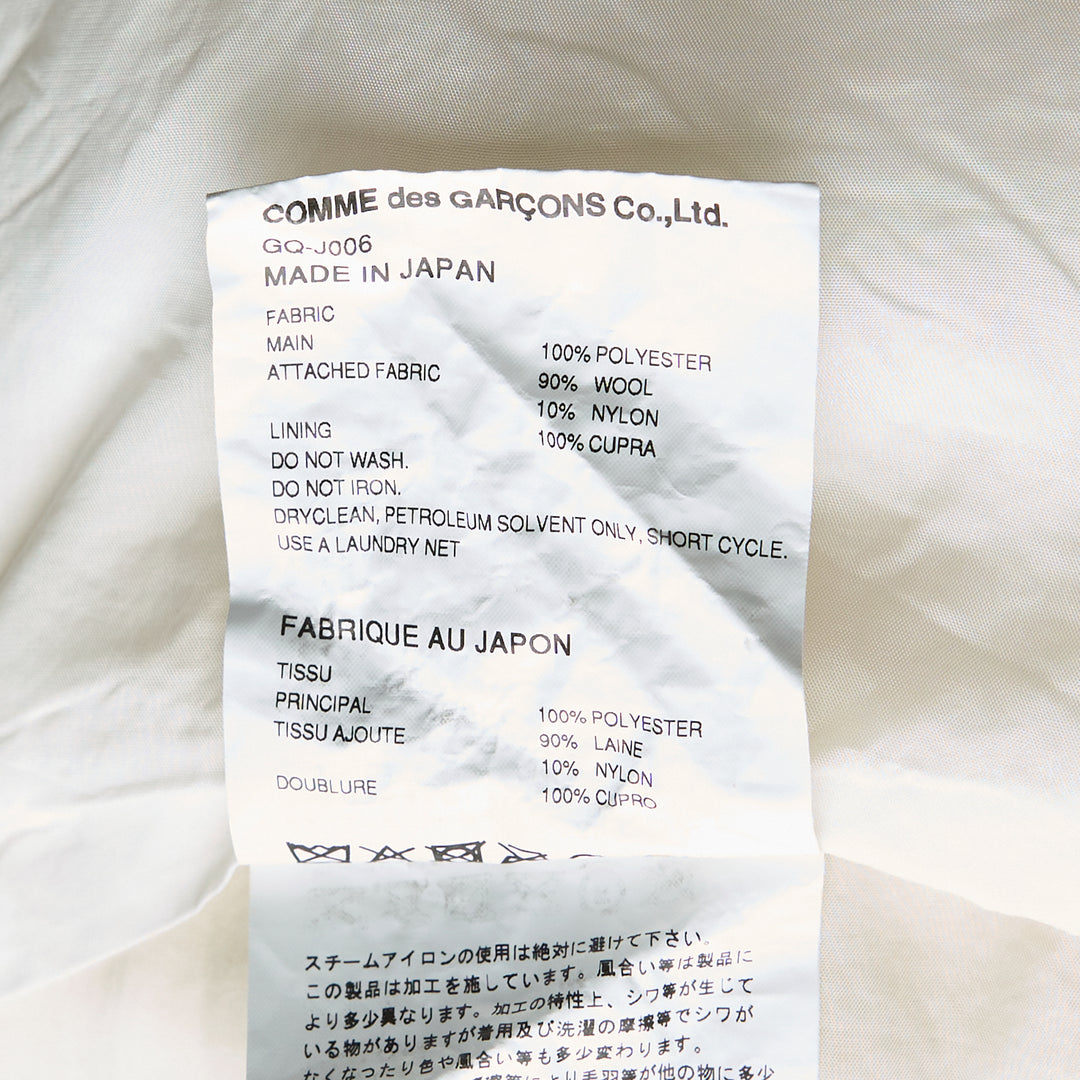 COMME des GARCONS Polyester Heavy Kersey Wool Jacket – Available at Club 21, Official Retailer in Singapore, Malaysia & Thailand with Global Shipping Online