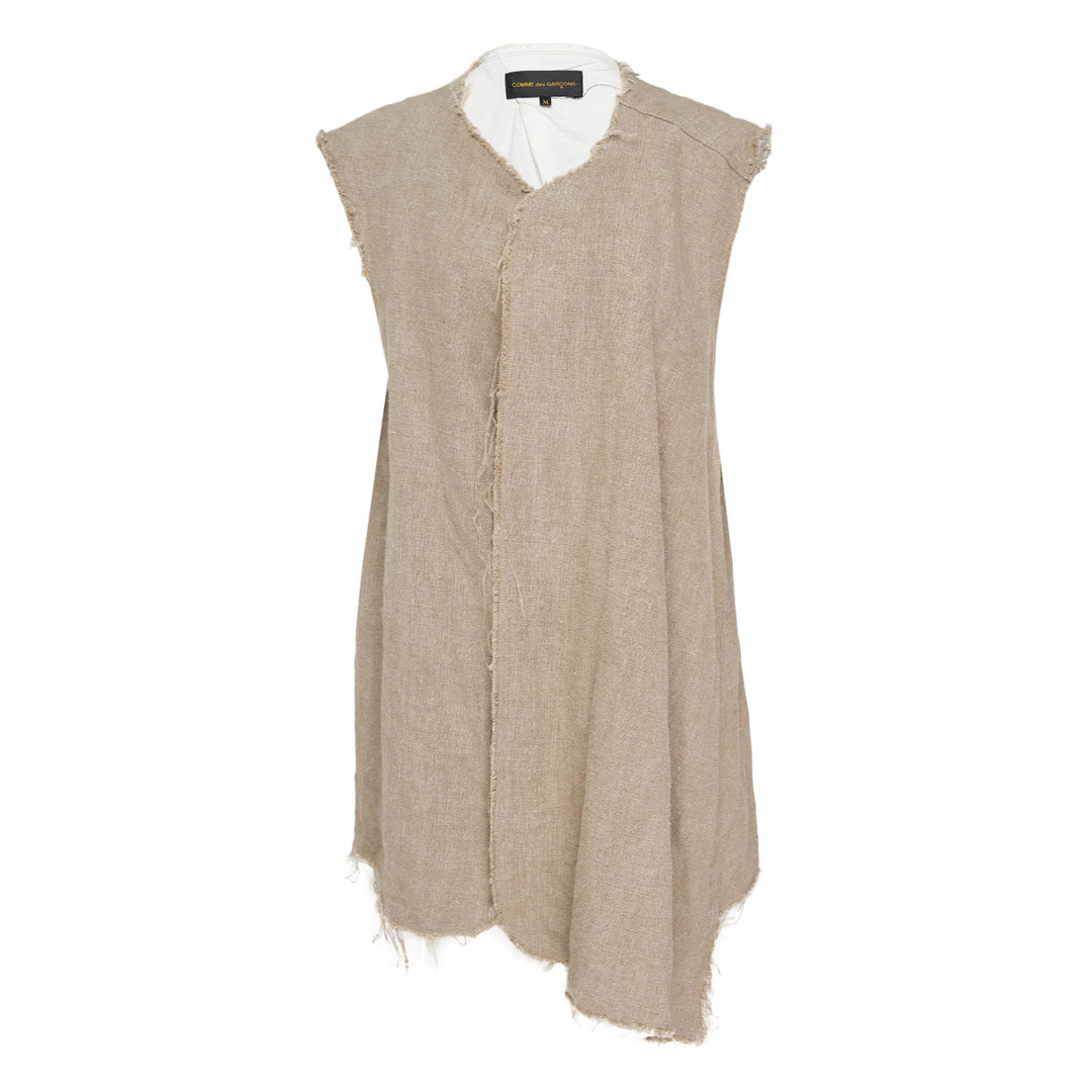 COMME des GARCONS Linen Canvas Thick Garment Vest – Available at Club 21, Official Retailer in Singapore, Malaysia & Thailand with Global Shipping Online