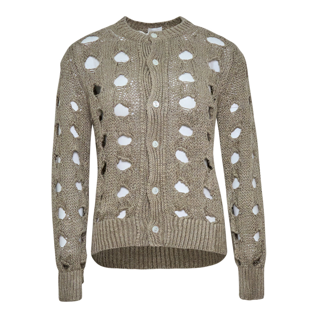 COMME des GARCONS Hemp Knitting Pattern Cardigan – Available at Club 21, Official Retailer in Singapore, Malaysia & Thailand with Global Shipping Online