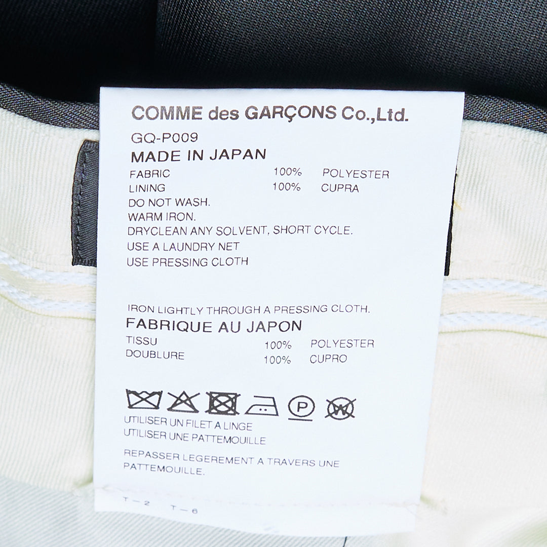 COMME des GARCONS Polyester Twill Pants – Available at Club 21, Official Retailer in Singapore, Malaysia & Thailand with Global Shipping Online