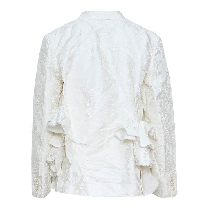 COMME des GARCONS Polyester Grosgrain Lace Pattern Jacket – Available at Club 21, Official Retailer in Singapore, Malaysia & Thailand with Global Shipping Online