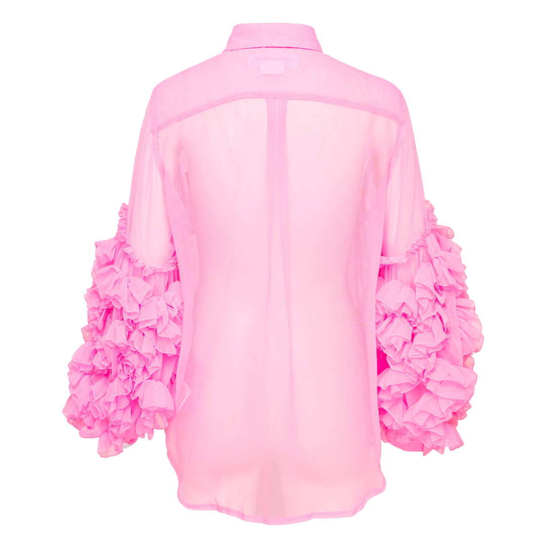 COMME des GARCONS Polyester Georgette Blouse – Available at Club 21, Official Retailer in Singapore, Malaysia & Thailand with Global Shipping Online