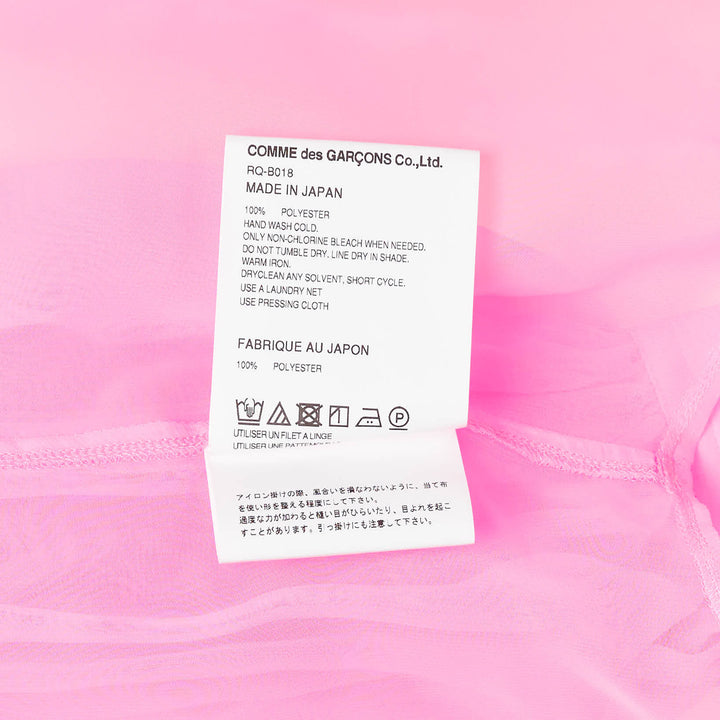 COMME des GARCONS Polyester Georgette Blouse – Available at Club 21, Official Retailer in Singapore, Malaysia & Thailand with Global Shipping Online