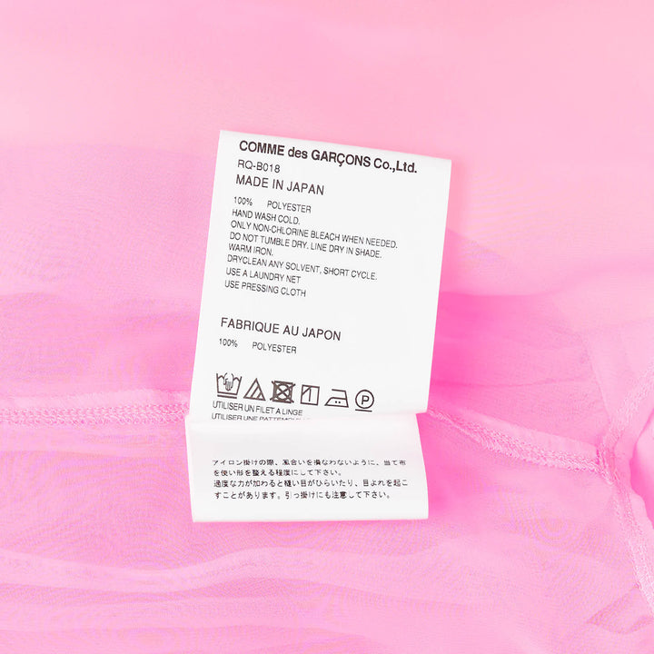 COMME des GARCONS Polyester Georgette Blouse – Available at Club 21, Official Retailer in Singapore, Malaysia & Thailand with Global Shipping Online