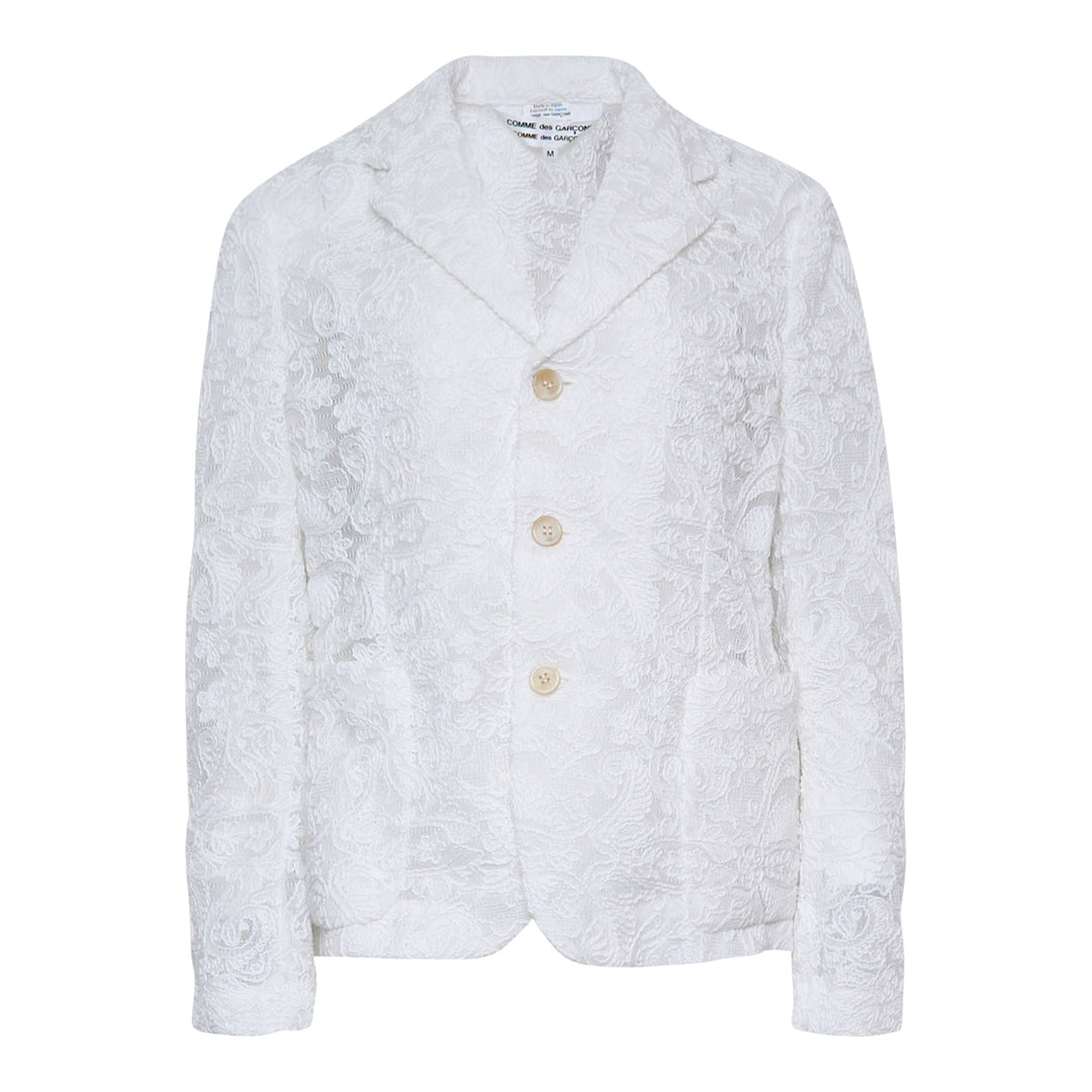 COMME des GARCONS Polyester Nylon Tulle Lace Jacket – Available at Club 21, Official Retailer in Singapore, Malaysia & Thailand with Global Shipping Online