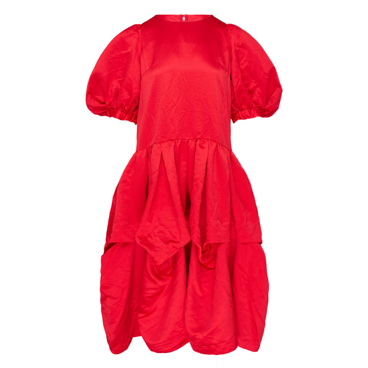 Polyester Satin Garment Dyed Dress