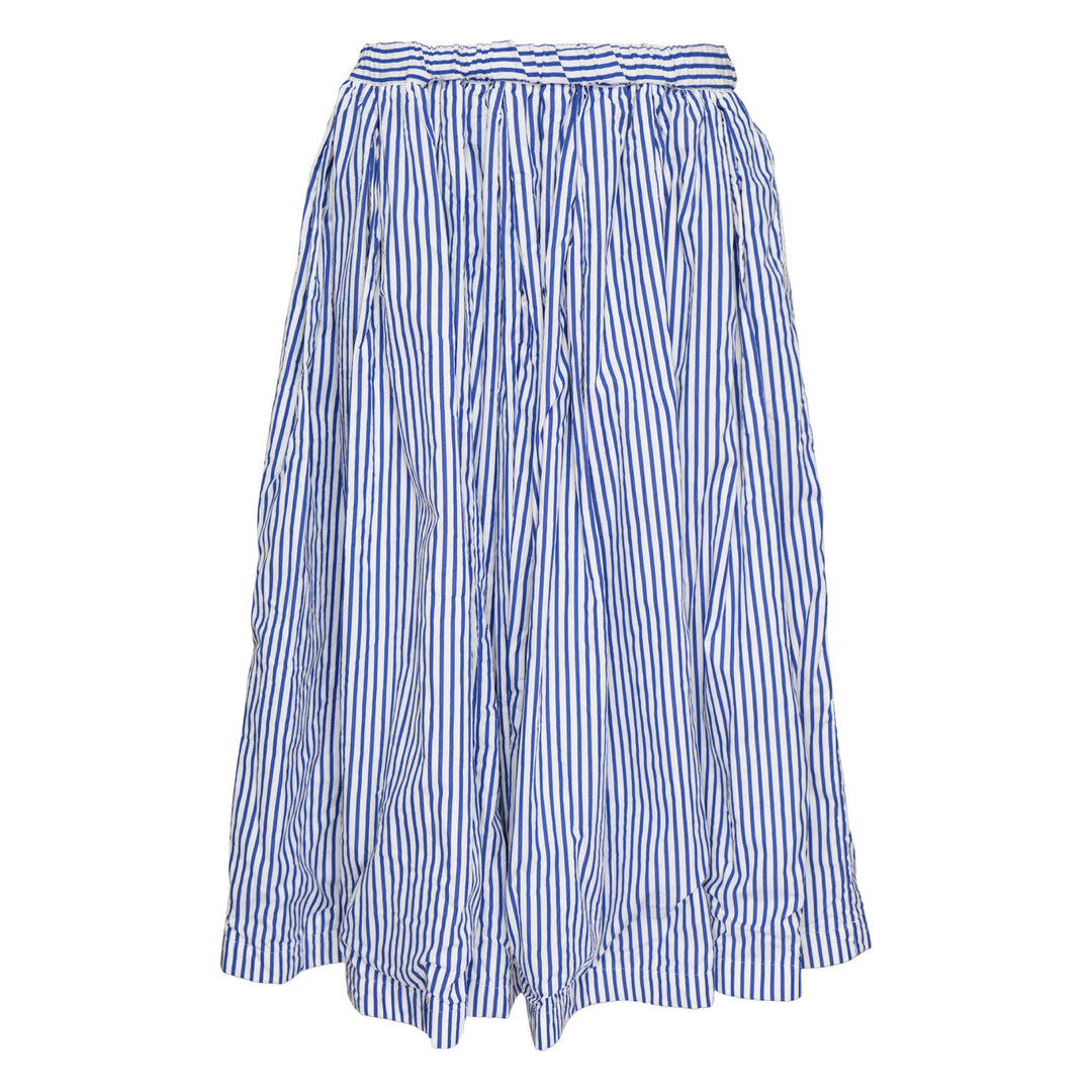 Cotton Broad Stripe Pattern Skirt