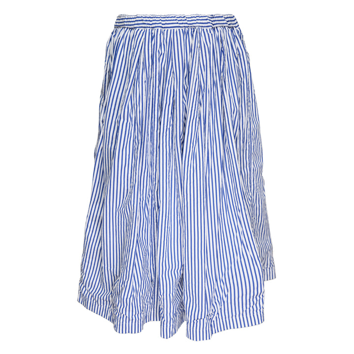 Cotton Broad Stripe Pattern Skirt